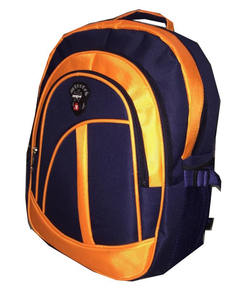 orange school bags
