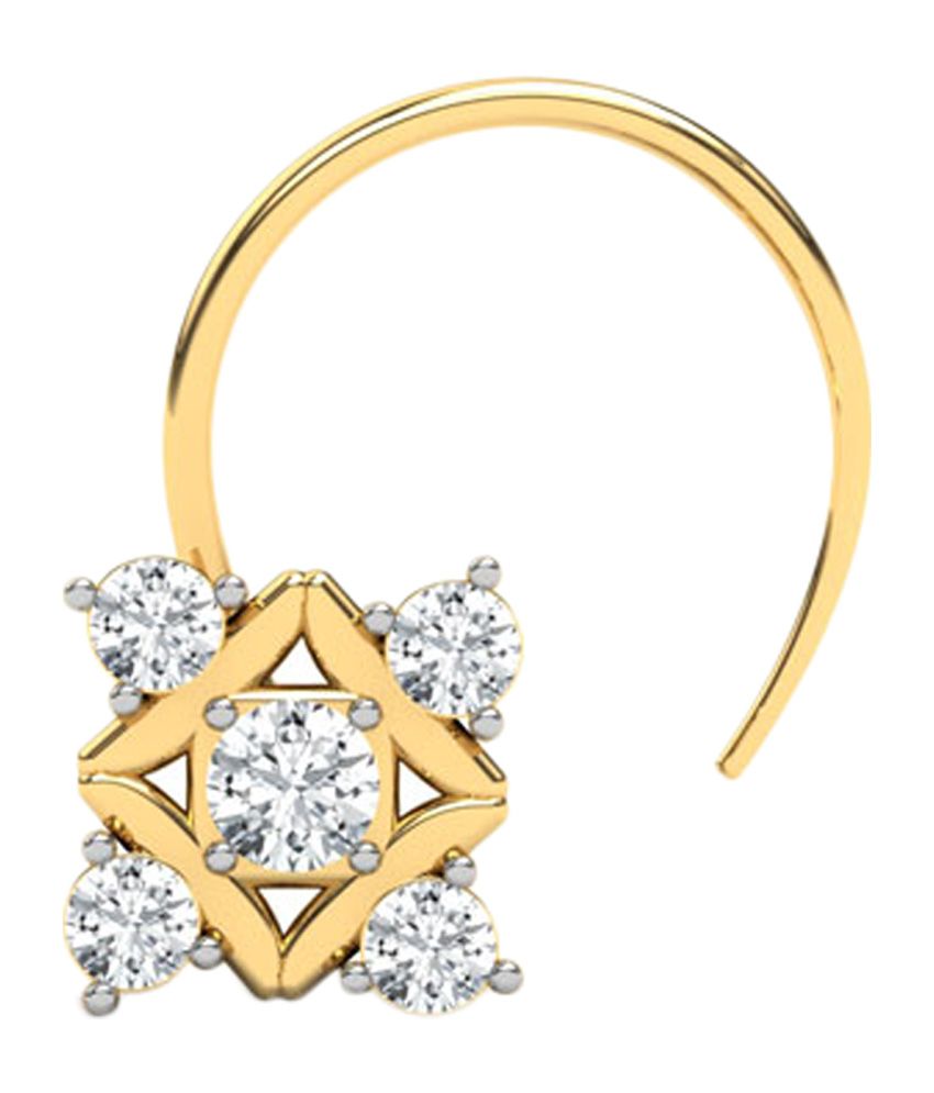 caratlane nose pin
