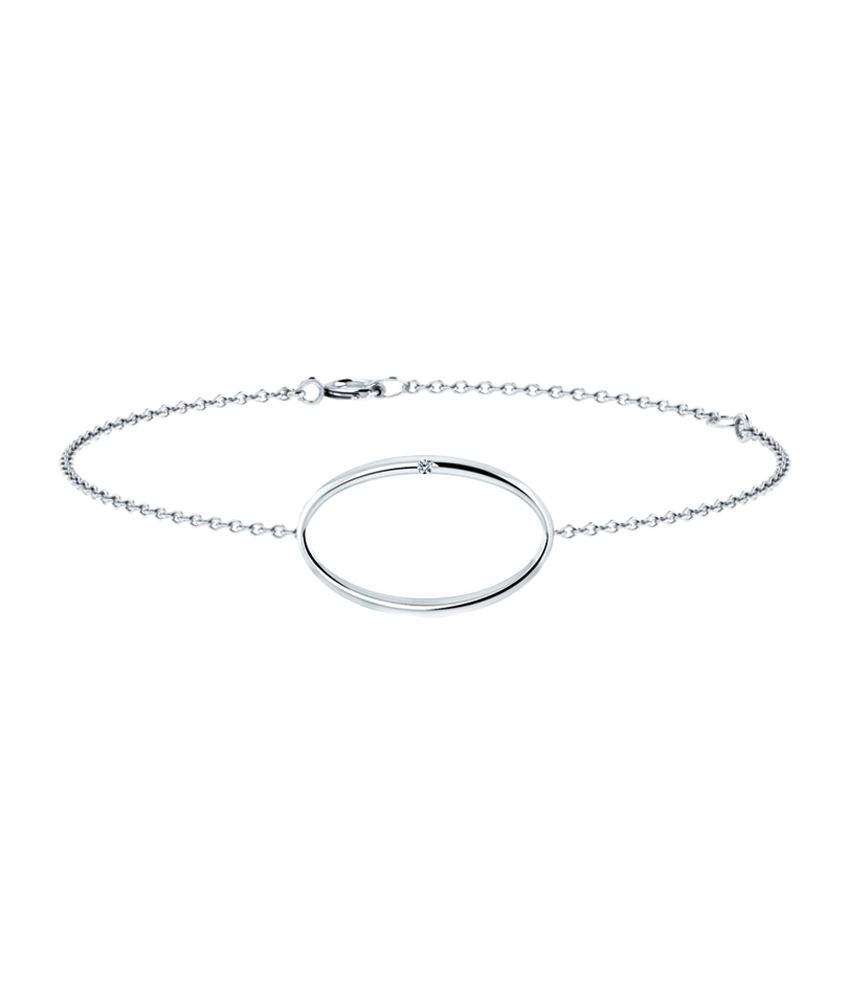 Caratlane Single Diamond Gold Bracelet