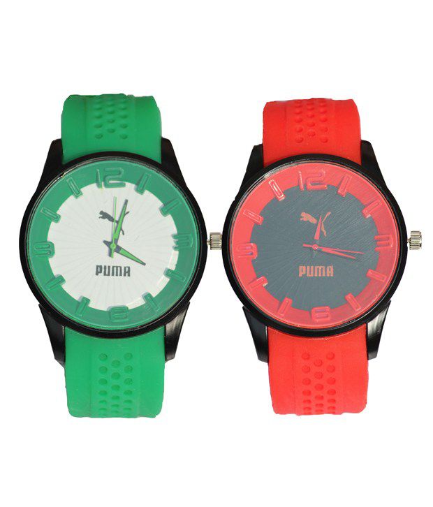 Puma Puma Watch Combo (Multicolor)