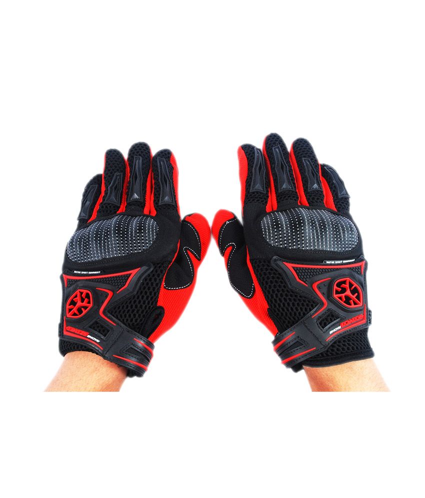 Scoyco Red Bike And Scooter Gloves available at snapdeal for Rs.899