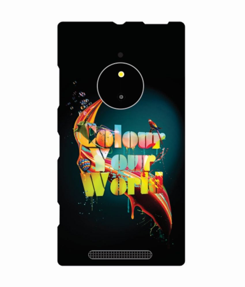 Printland Back Cover For Nokia Lumia 830 Your Work - Multicolor available at snapdeal for Rs.299