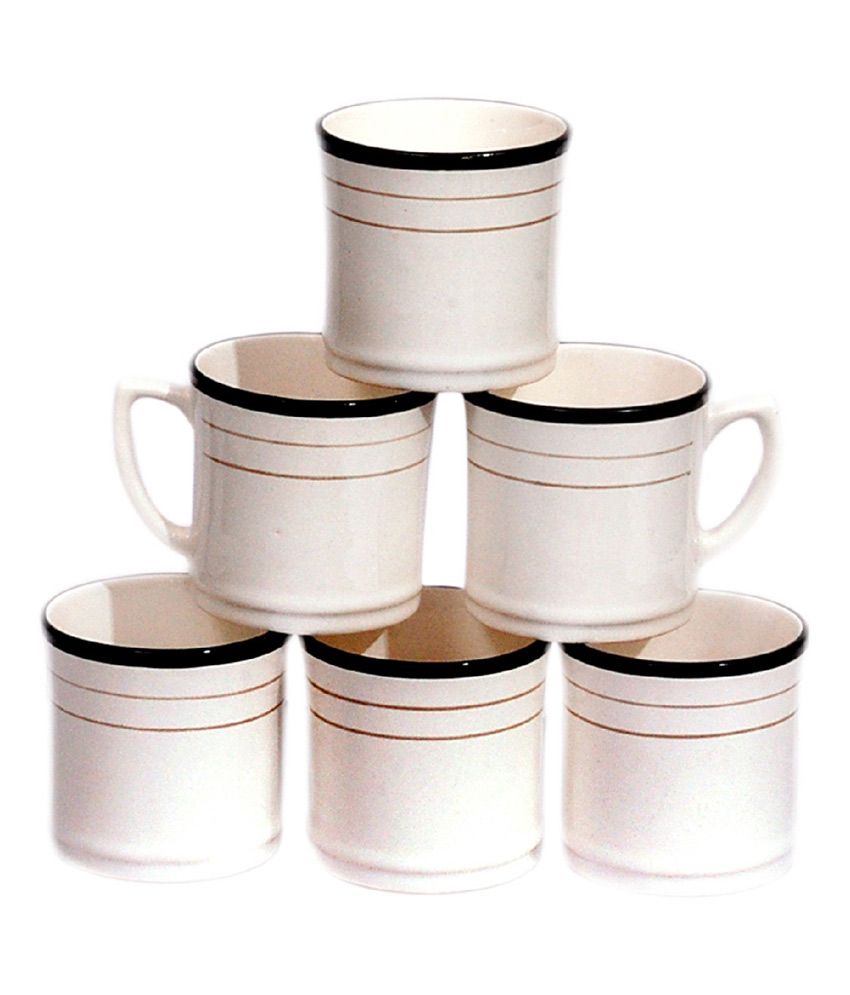 Kjaggs Set Of 6 Bone China Somny Tea Cups available at snapdeal for Rs.312