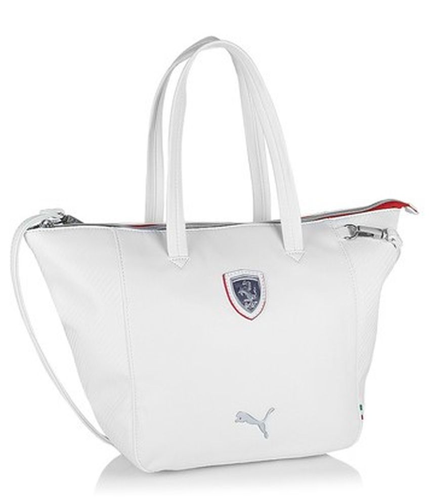 Puma ferrari store handbag white