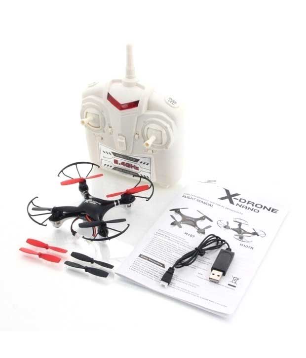 The Flyer's Bay White 2.4 Ghz X-drone Nano Helicopter