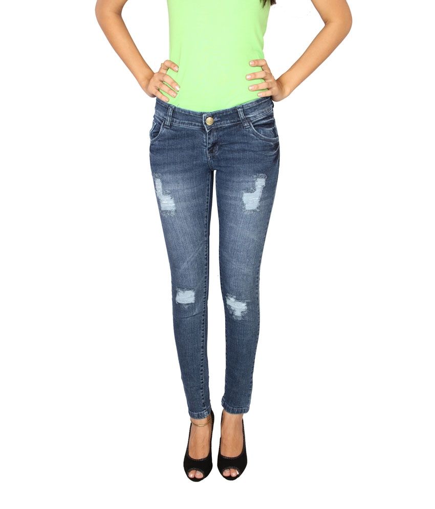 Fungus Blue Slim Fit Jeans available at snapdeal for Rs.1349