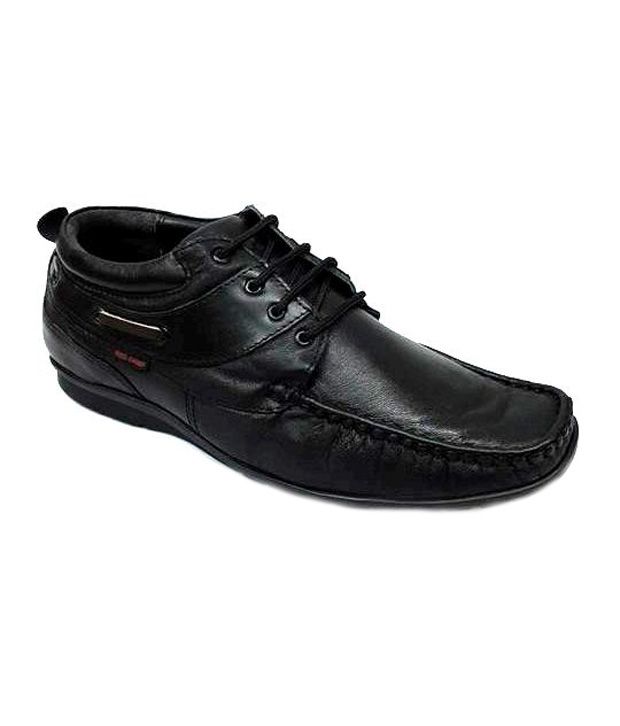red chief shoes black leather