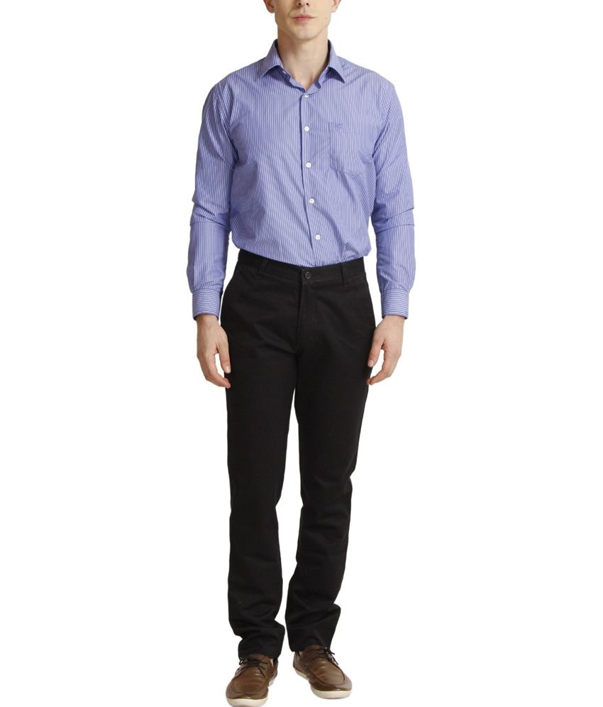 OFF on Cantabil Black Cotton Casuals 