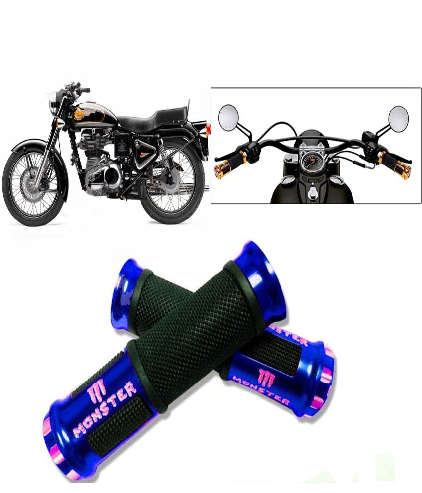 57 Off On Capeshoppers Monster Designer Blue Bike Handle Grip For