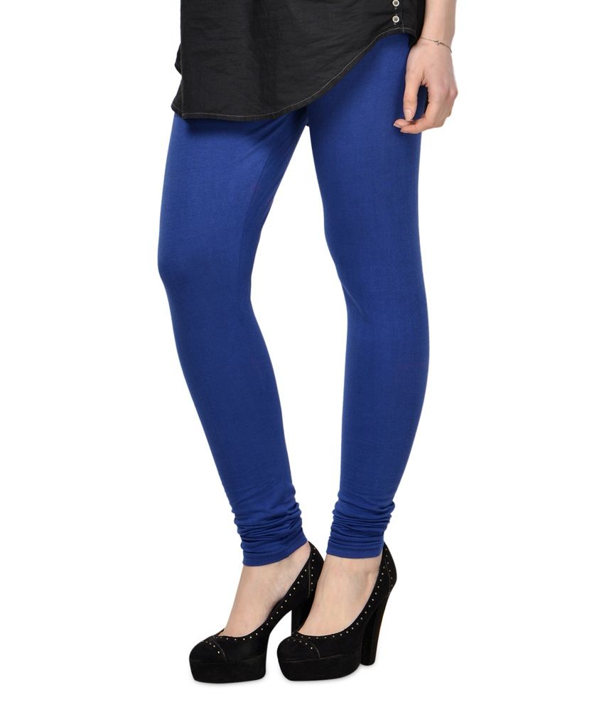 Kjaggs Blue Cotton Leggings For Women Price in India Buy Kjaggs Blue