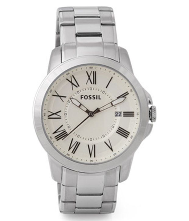 Fossil watch hotsell white face