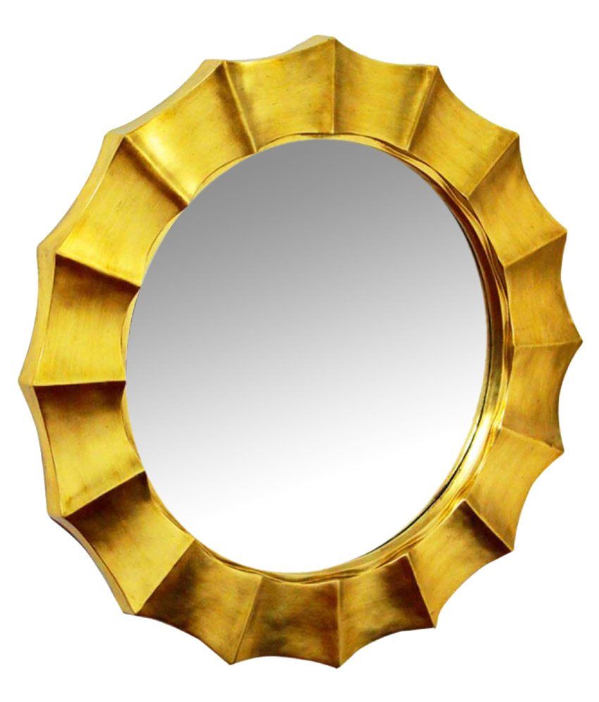 Elegant Arts & Frames Gold Resin Round Decorative Mirror Buy Elegant