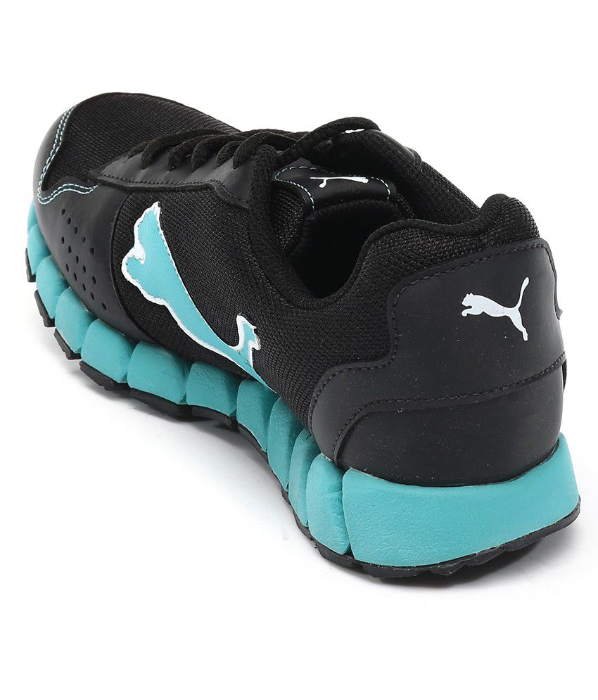 puma black and blue sports shoes Rabbi Gafne