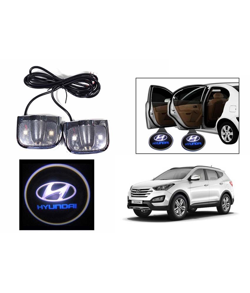 Speedwav Stick On Car Door Ghost, Projector, Shadow Led Light-hyundai Santa Fe available at snapdeal for Rs.459