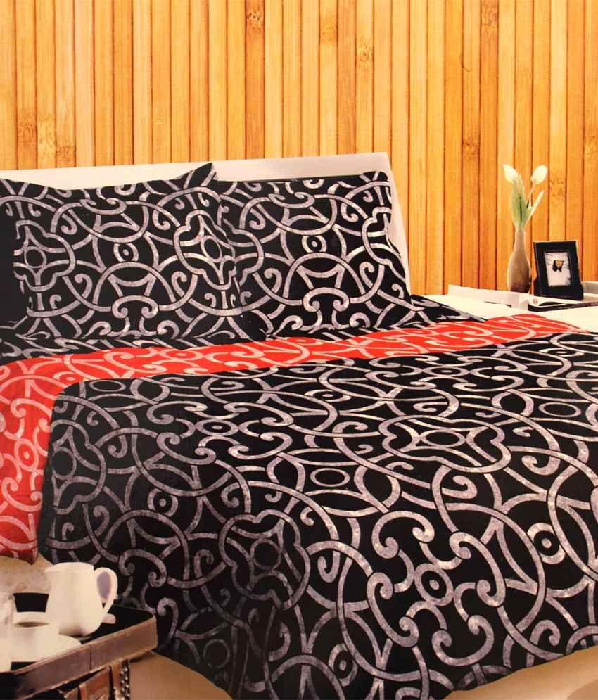 Portico Westa Double Bedsheet With 2 Pillow Covers available at snapdeal for Rs.599