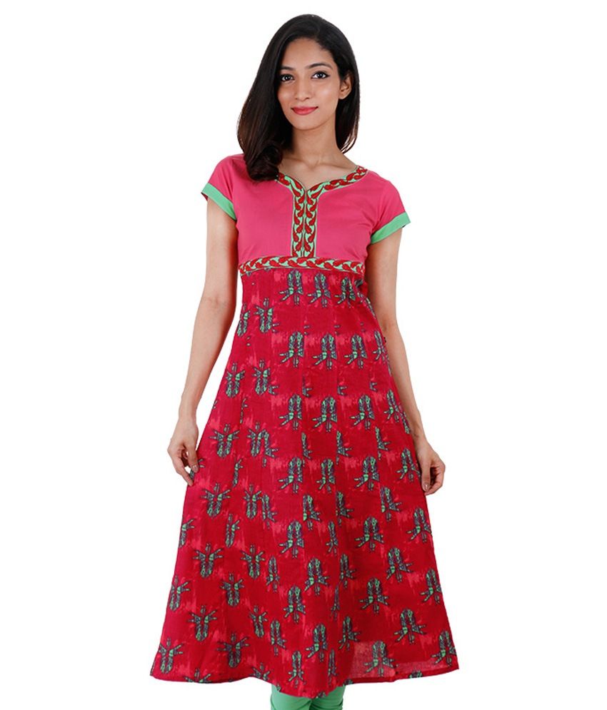 Pink Snapdeal Shopping Clothes Stylish Simple Party Wear Pink Dresses  Snapdeal Dresses For Womens