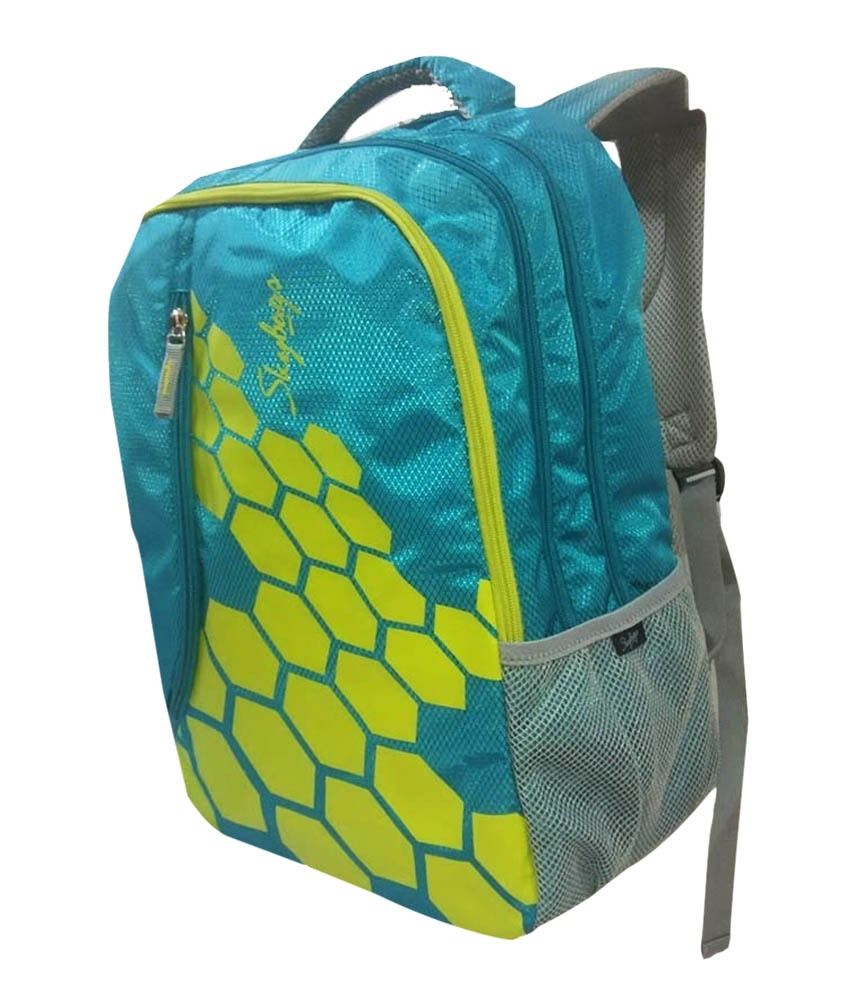 target green backpack