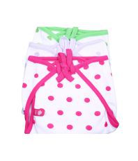 Bio Kidfancy Tie Padded Nappies - Multi Color Combo - 3 Pcs...