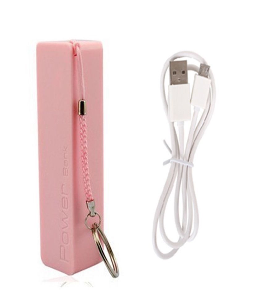 Dng Portable Plastic External Usb 2600 Mah Battery Charger Power Bank Htc Iphone Samsung Pink available at snapdeal for Rs.461