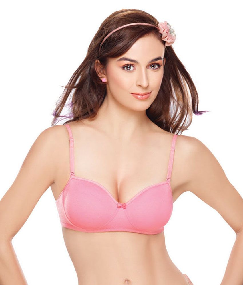 Buy Groversons Paris Beauty Multicolour Pack Of 3 Demi Cup Bra on