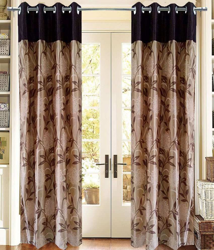 30 Off On Homefab India Brown Beige Polyester Long Door