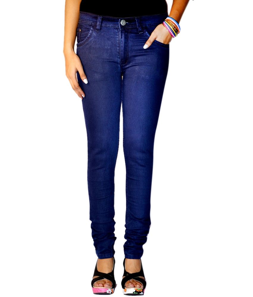 ladies jeans blue