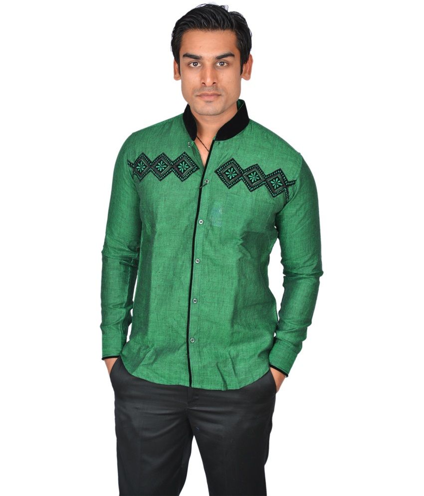 green party wear shirt
