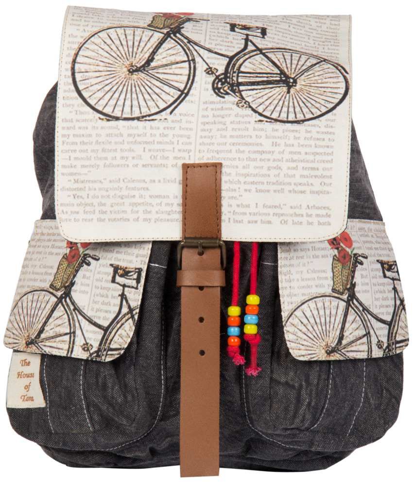 The House Of Ta The House Of Tara Gray Backpac
