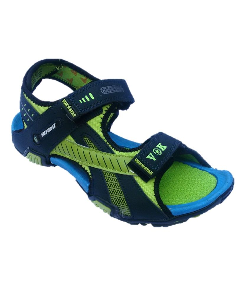 35 OFF on Vok Star Green Eva Floater Sandals on Snapdeal