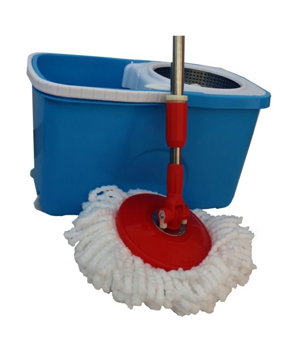 Eco Alpine Platina Easy Spin Cleaning Mop With Wheels