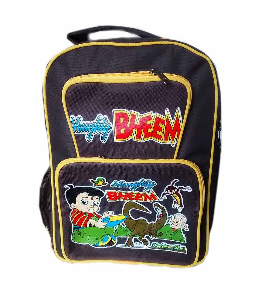 Eternia Brown & Yellow Polyester Chota Bheem Kid School Bag available at snapdeal for Rs.549