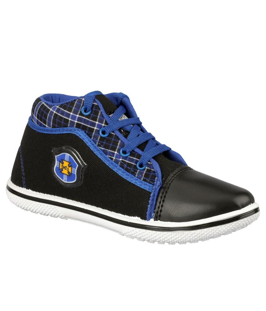 Buddies Black and Blue Casual Shoes For Kids Price in Buddies Black and Blue Casual Shoes For Kids Price in