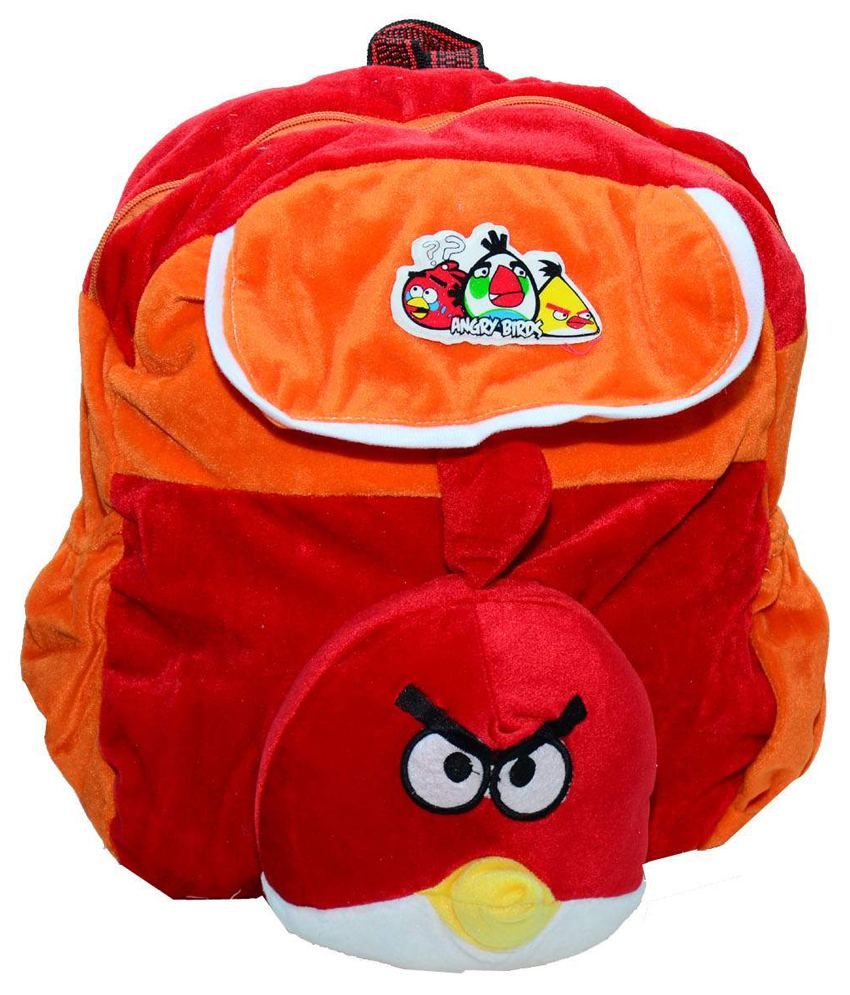 Fenz Orange Angry Birds Kids School Bag available at snapdeal for Rs.847