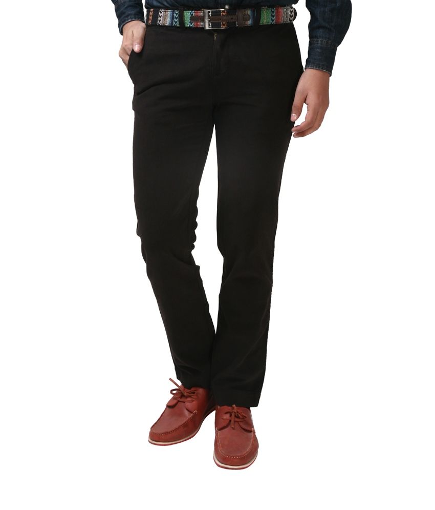 Shoppertree Black Men's Trouser available at snapdeal for Rs.322