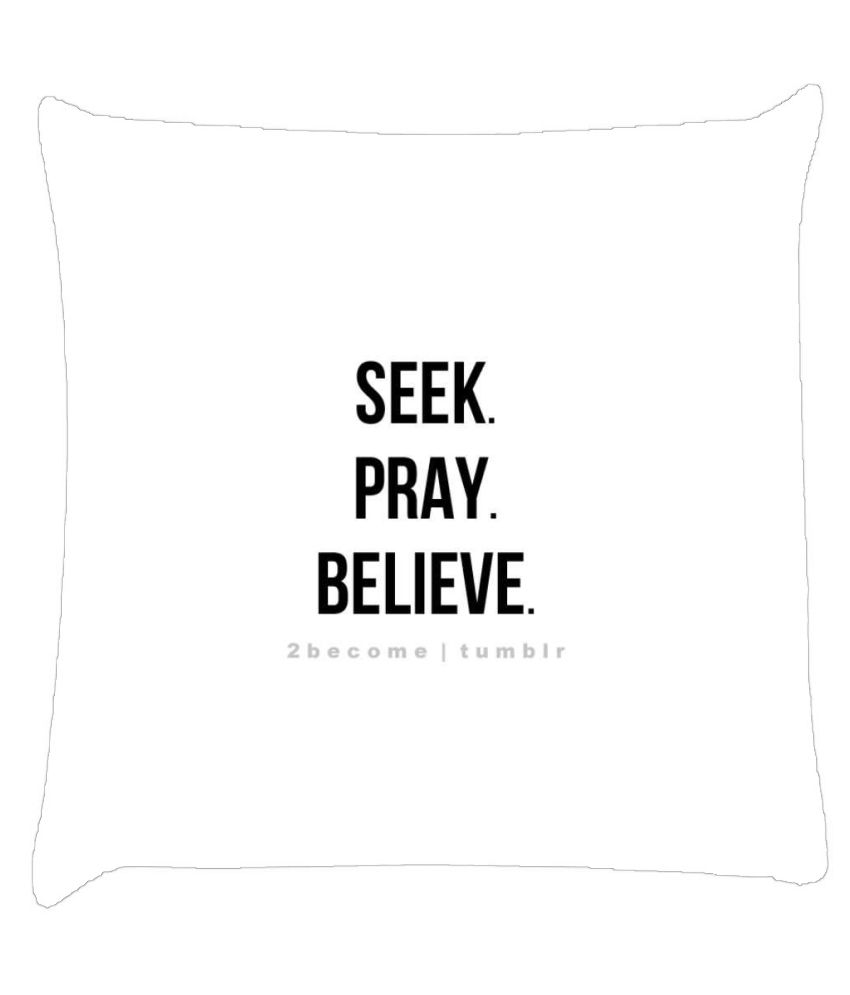snoogg seek pray believe cushion cover buy at best snoogg seek pray believe cushion cover buy at best