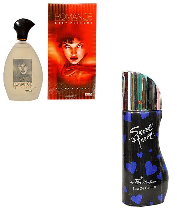 Combo Of Omsr Romance Perfume For Women And Jbj Sweet Heart Perfume For Men available at snapdeal for Rs.603