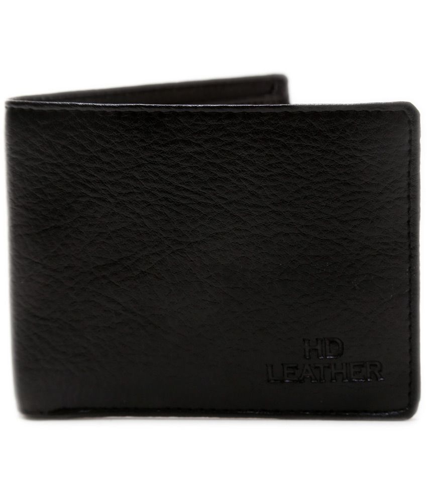 Just Bags Black Leather Bi-fold Regular Wallet For Men available at snapdeal for Rs.279