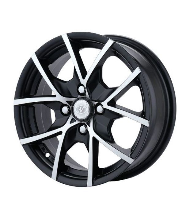 Neo Wheels - Smoke - Matt Black Machined - 14 Inch Alloys (set Of 4)