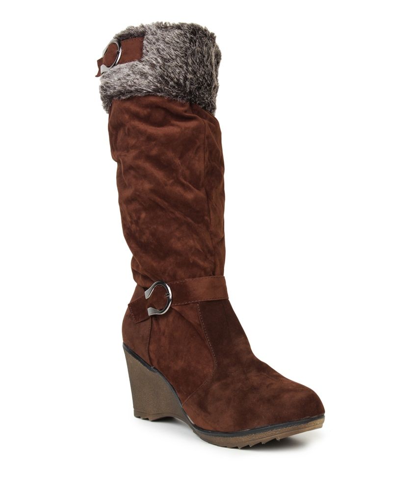 brown casual boots for women