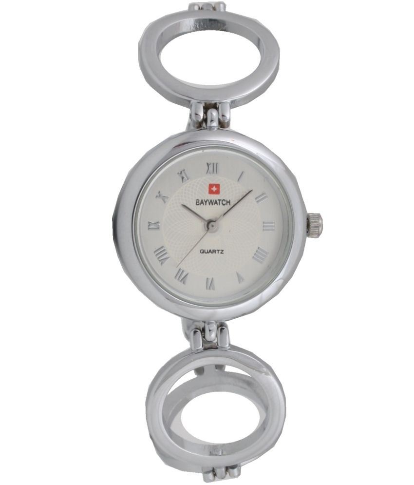 Baywatch Silver Metal Analog Watch