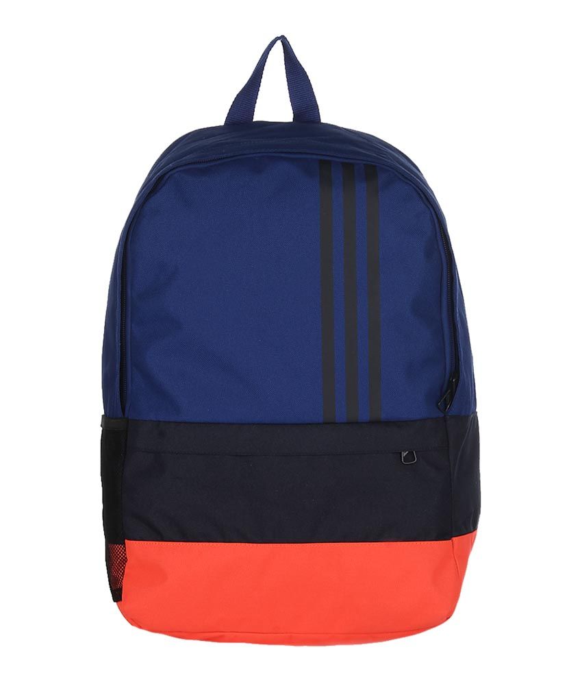 Adidas Polyester Blue And Orange Backpack available at snapdeal for Rs.1481