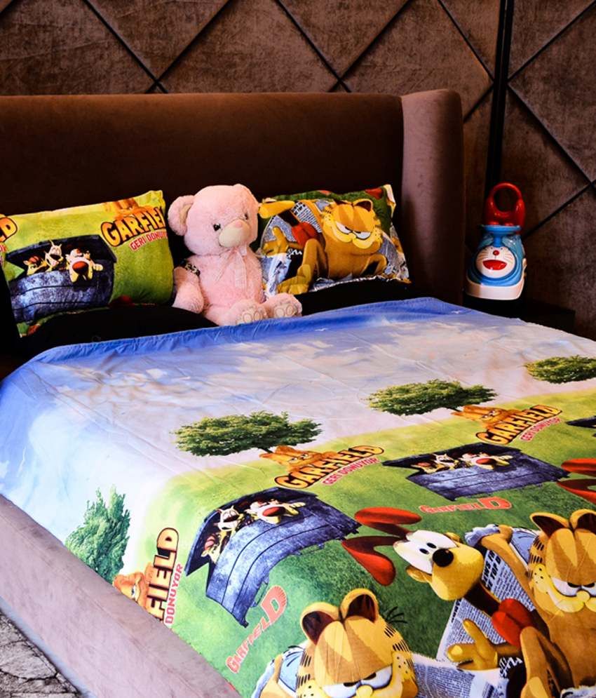 double bed sheet cartoon 3d
