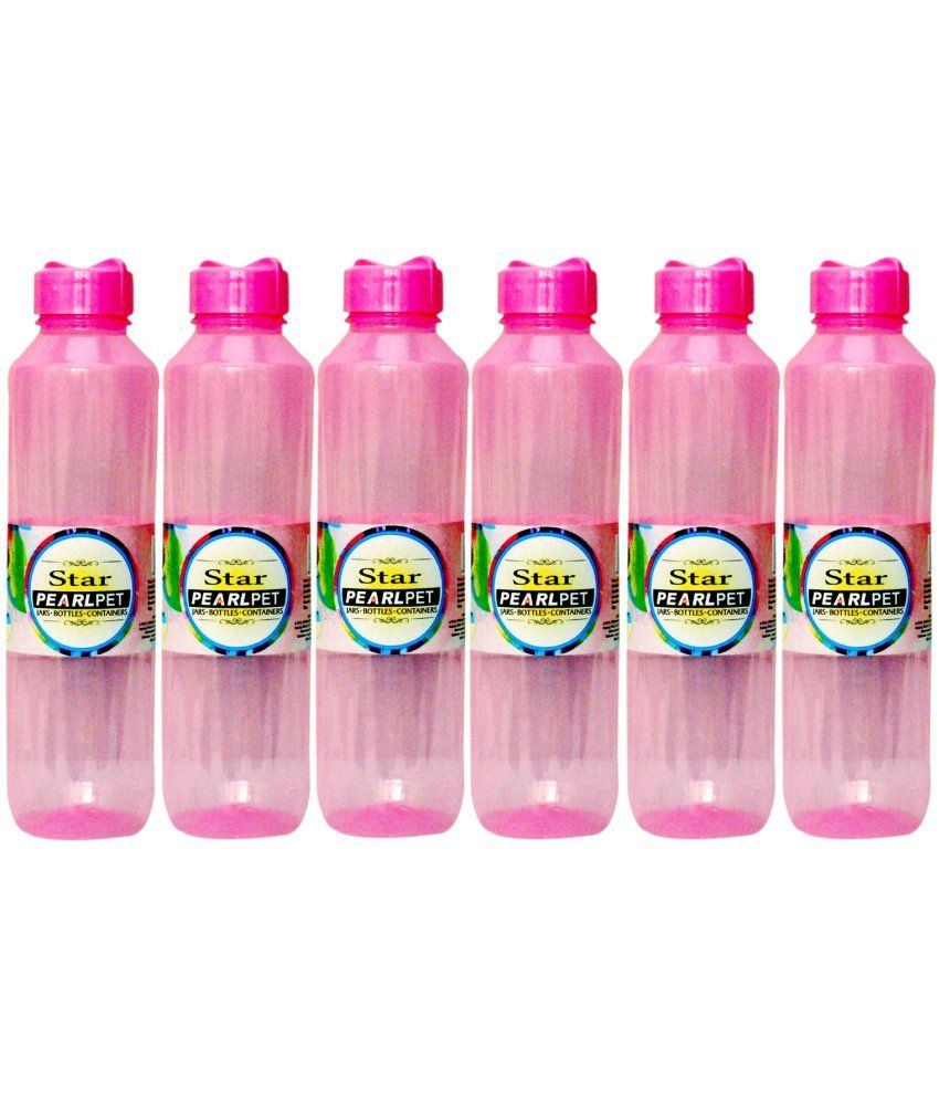 Pearl Pet Star Pink Water Bottles Set (6 Pcs) available at snapdeal for Rs.397