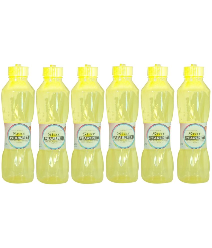 Pearl Pet Star Yellow Water Bottles Set (6 Pcs) available at snapdeal for Rs.416