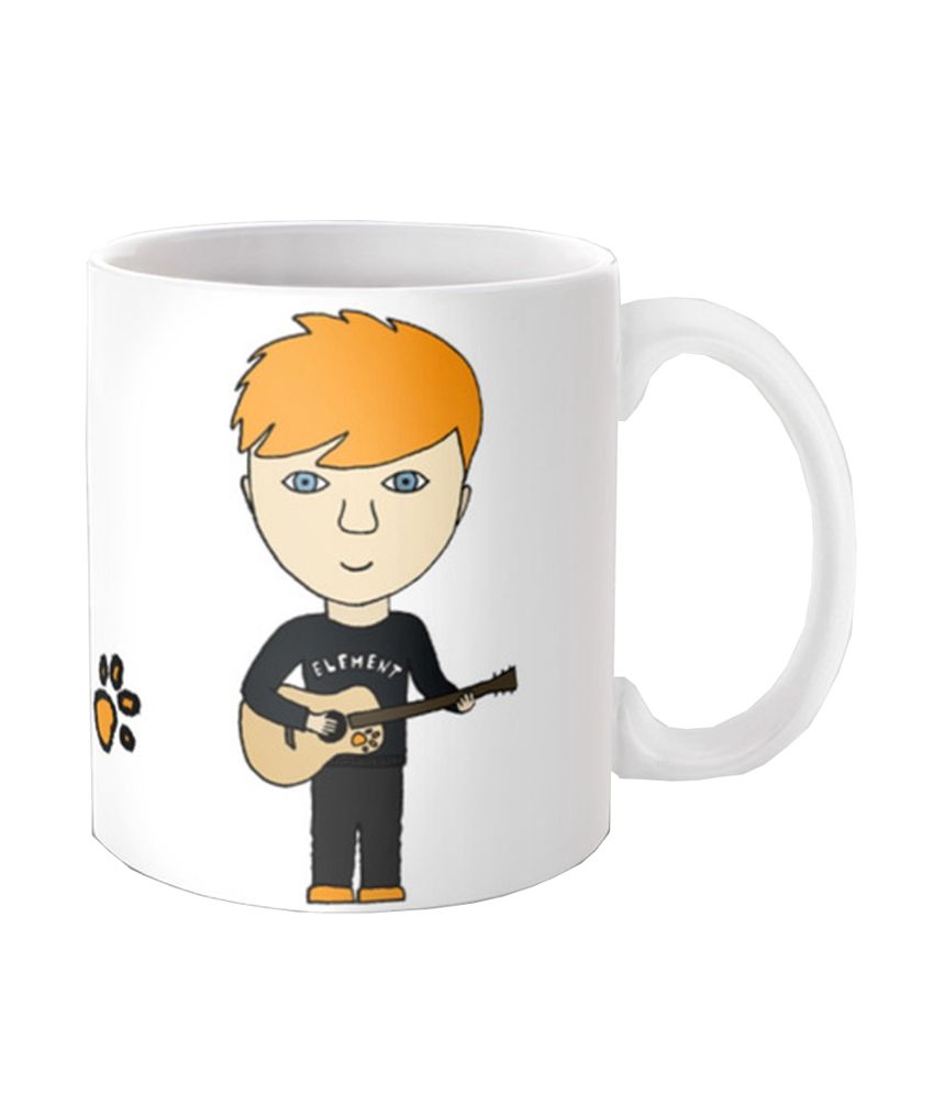 Astrode Ed Sheeran Cartoon Drawing Coffee Mug - 325 ml: Buy Online at