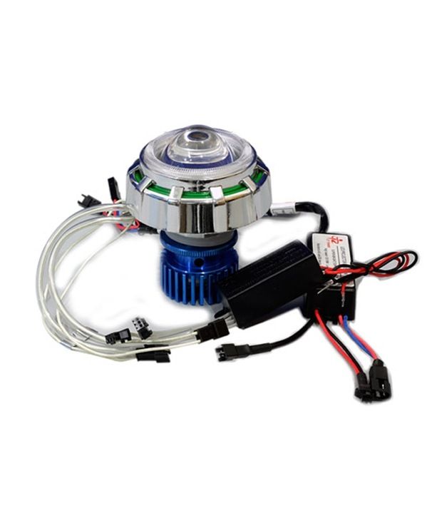 Speedwav Led Projector Light With Angel Eye White - Honda Dio