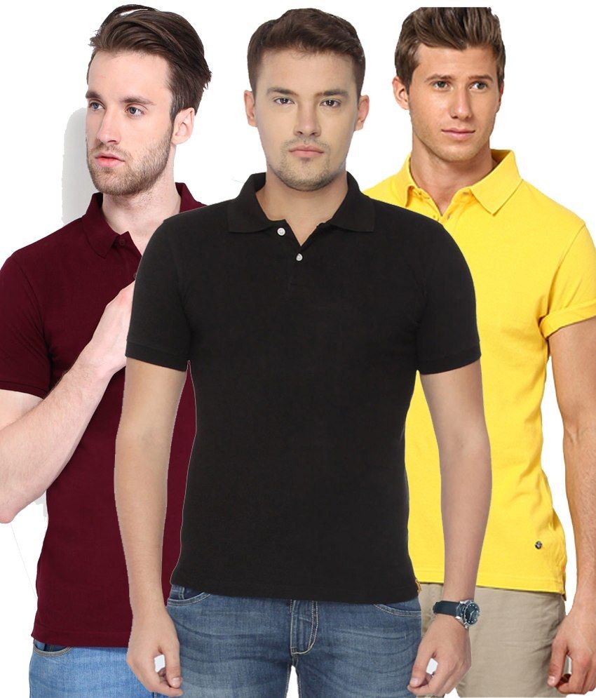 polo t shirts in a pack