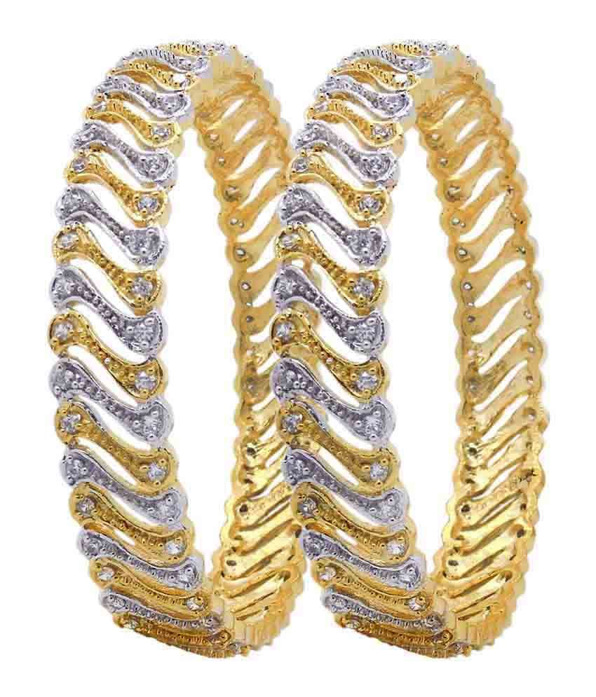 Gold plated discount bangles on snapdeal