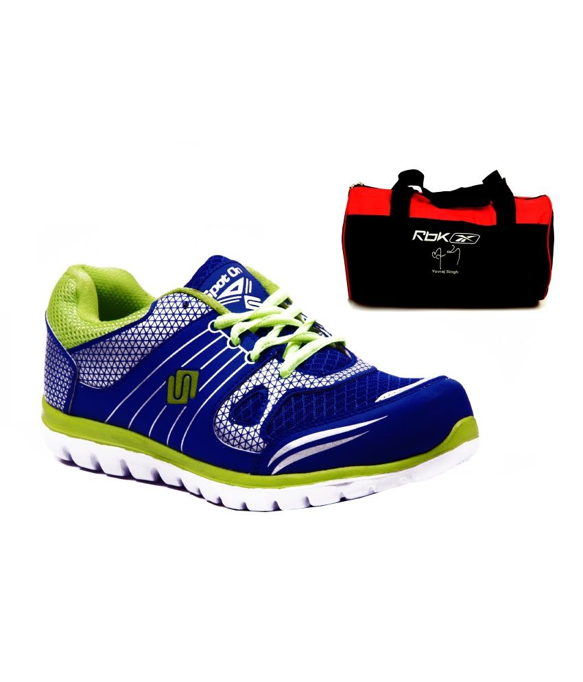Spot On Sport Running Shoes & Reebok Gym Bag Combo available at snapdeal for Rs.787