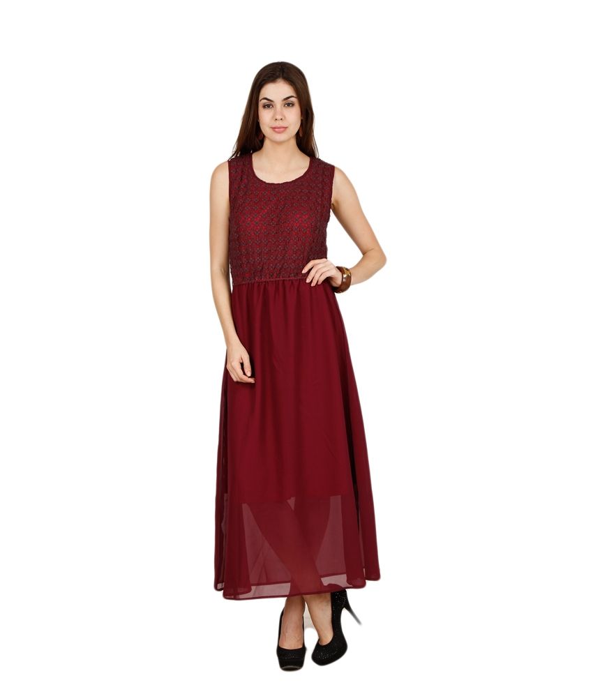 snapdeal maxi dress